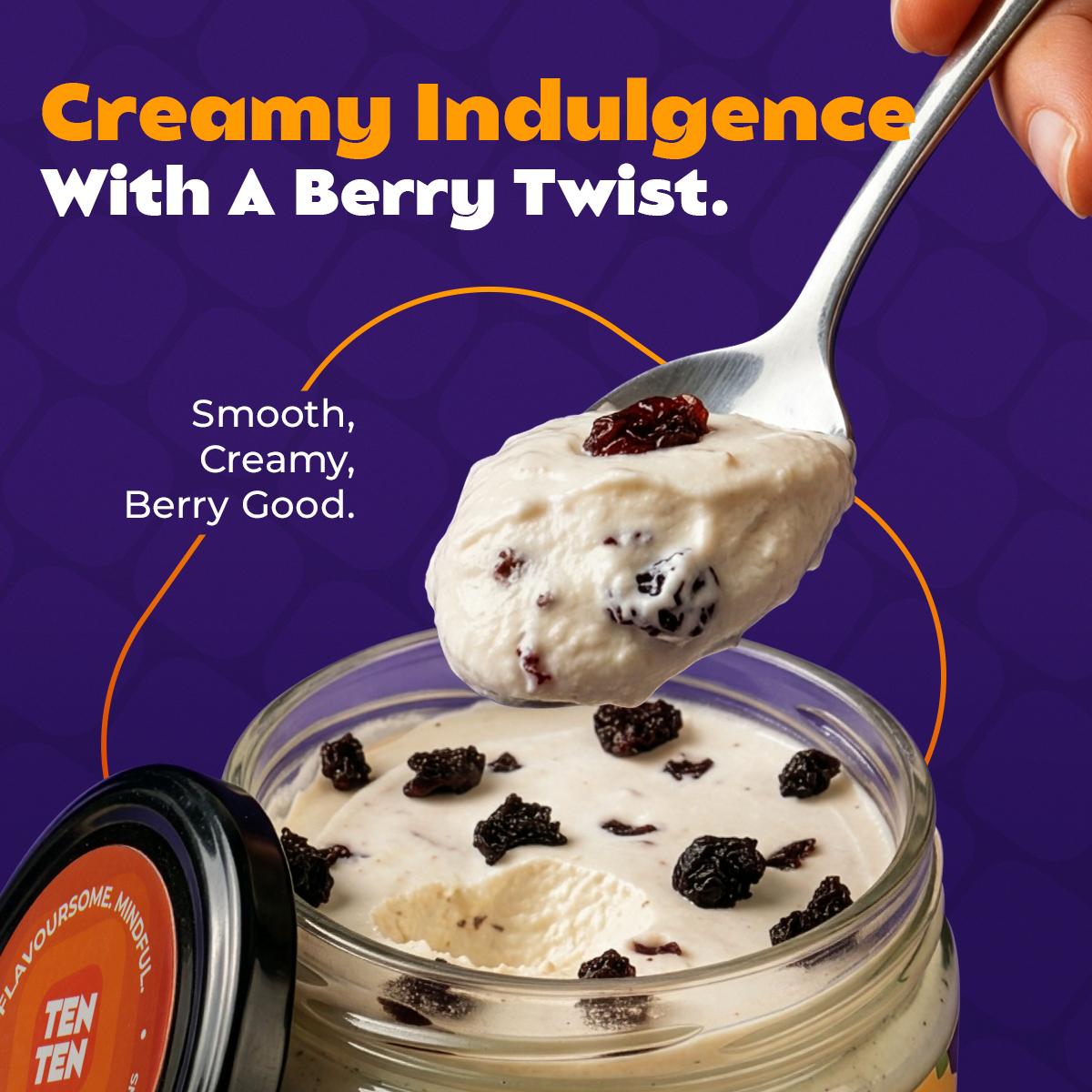 Blueberry Baked Yoghurt Dessert – Ten Ten